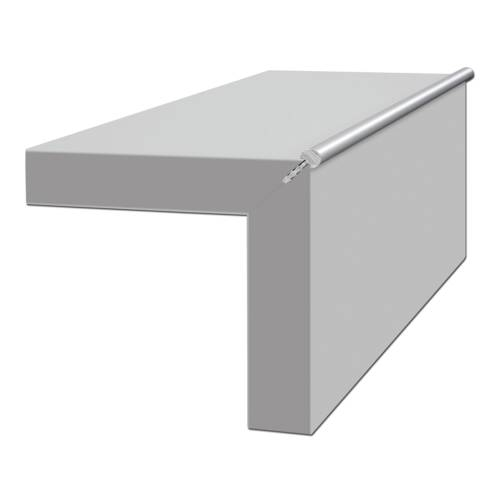 Profil Aluminiu cu punte, formă rotundă, 6.5 mm [3]