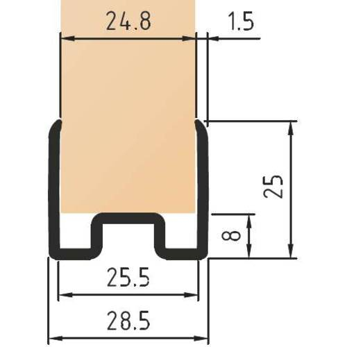 Profil Decorativ de Protecție - 25 mm [3]
