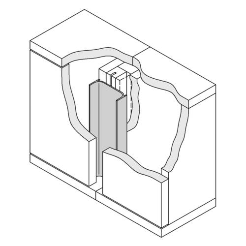 Profil Gola vertical dublu - finisaj Cupru [3]