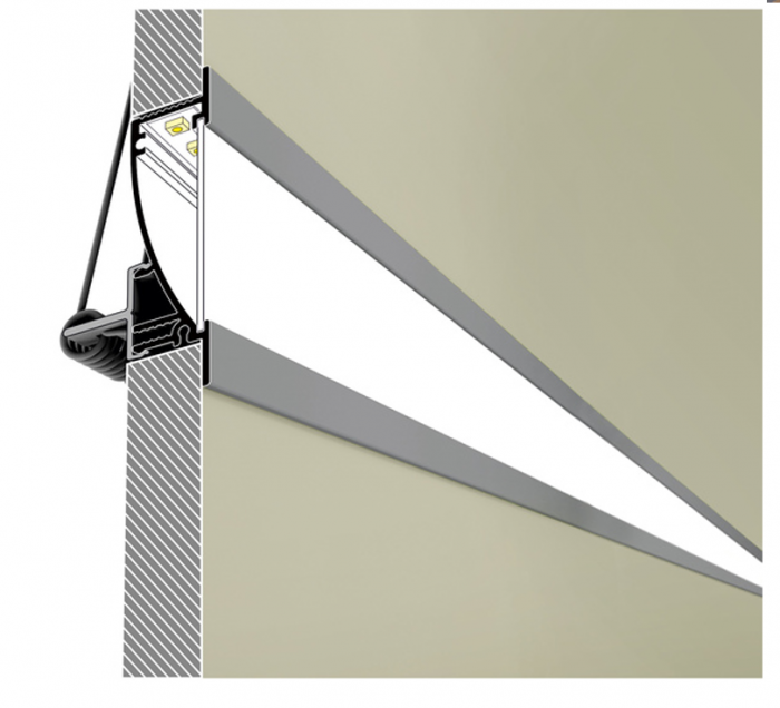 Profil LED Flat8 - profil parabolic încastrat [9]