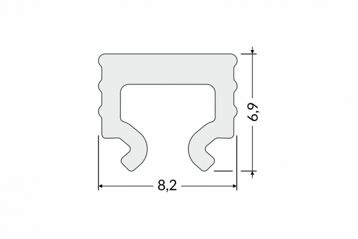 Profil LED HI8 pentru trepte [9]