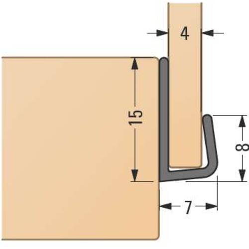 Profil tip "U" pentru perete posterior 4 mm [2]