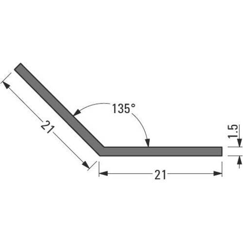 Profil unghiular 135°  -  laturi egale [2]