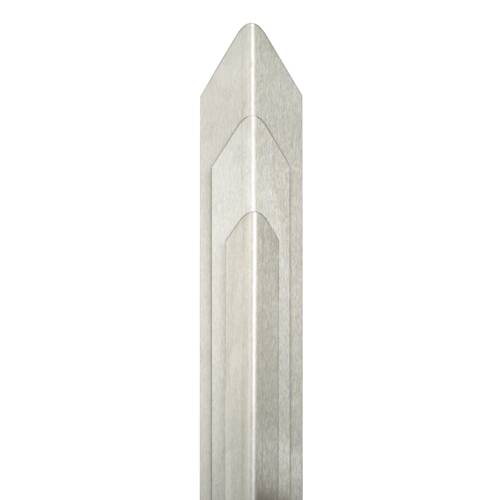 Profil unghiular INOX, 1,25 m – ascuțit cu margine rotunjită [5]