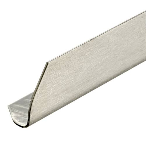 Profil unghiular INOX, 1,25 m – ascuțit cu margine rotunjită [4]