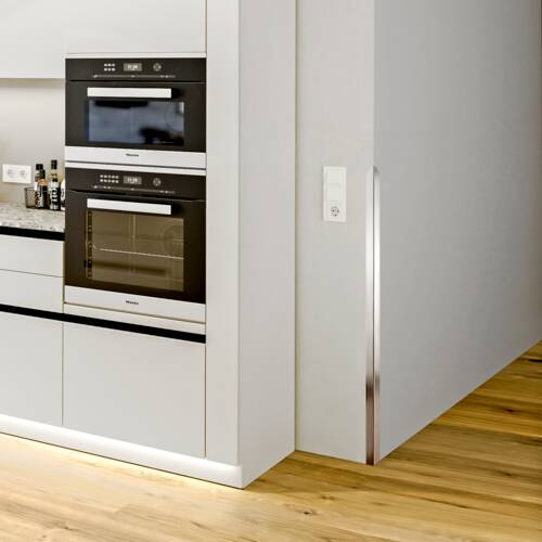 Profil unghiular INOX, 1,25 m – ascuțit cu margine rotunjită [2]