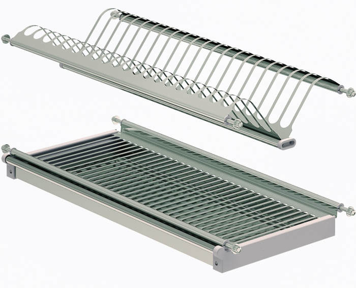 picurător/Scurgător inox pentru vase corp superior 800mm [2]