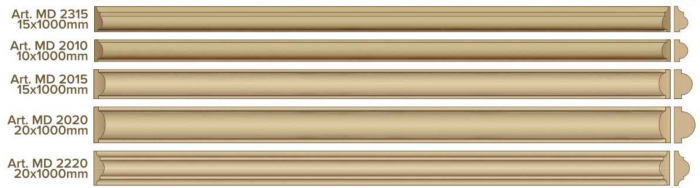 Element Decorativ Lemn și MDF Semifabricate - Modelul MD 2* [6]
