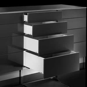 Sertar  AvanTech You laterale Metalice h 251 și Amortizare, marca Hettich [4]