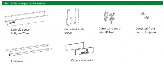 Sertar metalic InnoTech Atira H176 [3]