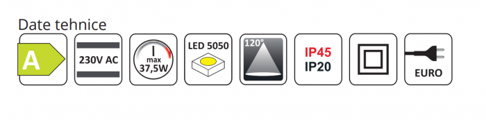 Set 3 - Bandă Led RGB IP20 sau IP45, controler și telecomandă IR [7]