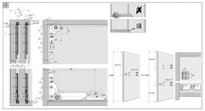 Set Profil aluminiu h 18 mm și cleme fixare [10]