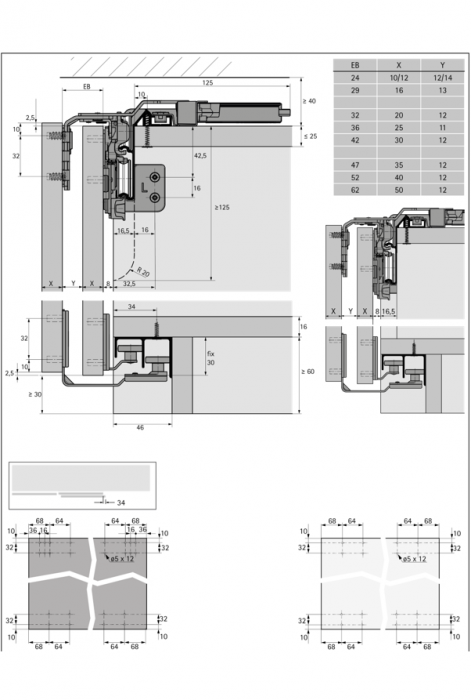 Set de profiluri aluminiu sistem uși culisante TopLine de la Hettich [4]