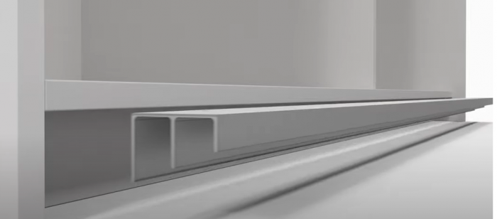 Set de profiluri aluminiu sistem uși culisante TopLine de la Hettich [5]