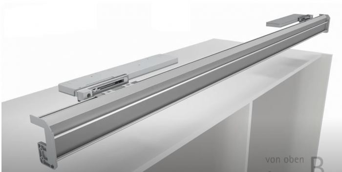 Set de profiluri aluminiu sistem uși culisante TopLine de la Hettich [9]