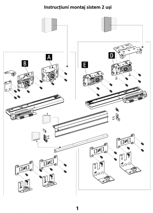 Set role (față) Topline L - 2 uși Hettich [3]