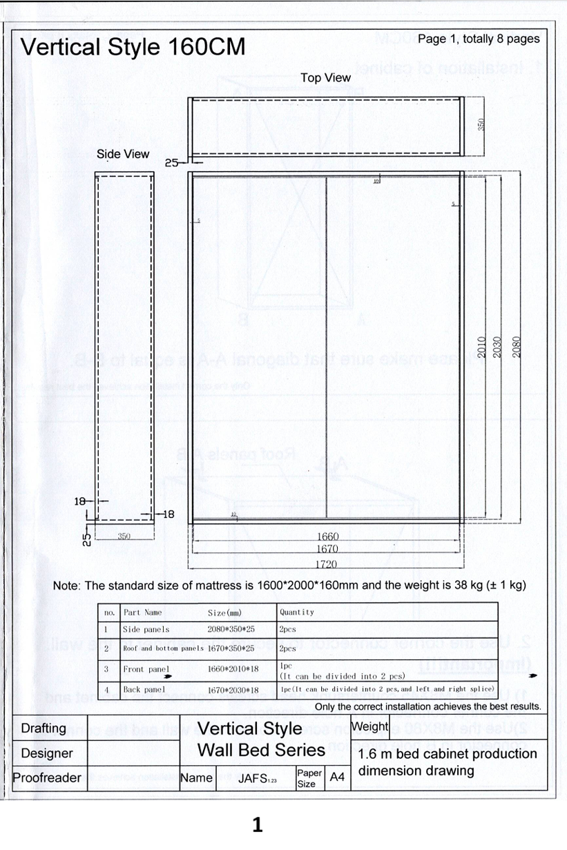 Sistem de pat rabatabil vertical - Eksan [5]