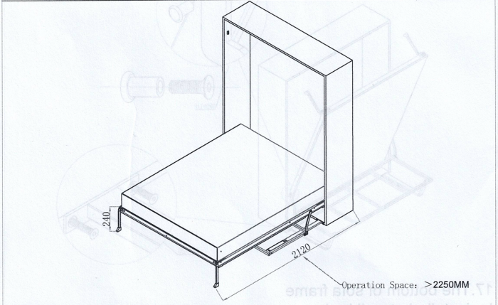 Sistem de pat rabatabil vertical - Eksan [2]