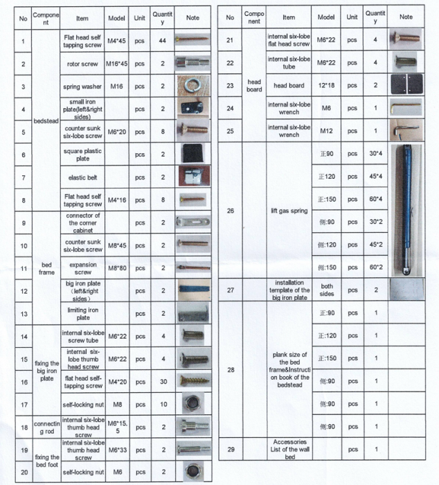 Sistem de pat rabatabil vertical, cu șezut pliabil [3]