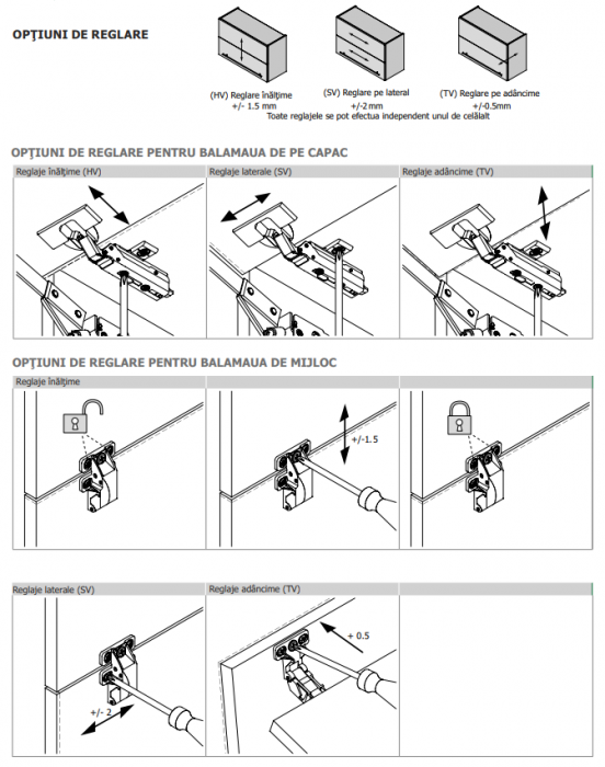Sistem de ridicare pentru ușă pliantă- KINVARO F-20 [10]