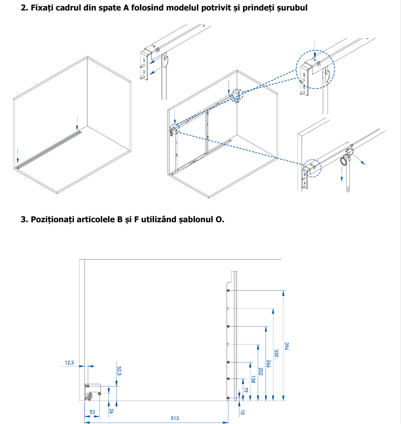 Sistem cu 4 cosuri pentru corp pe colt [4]