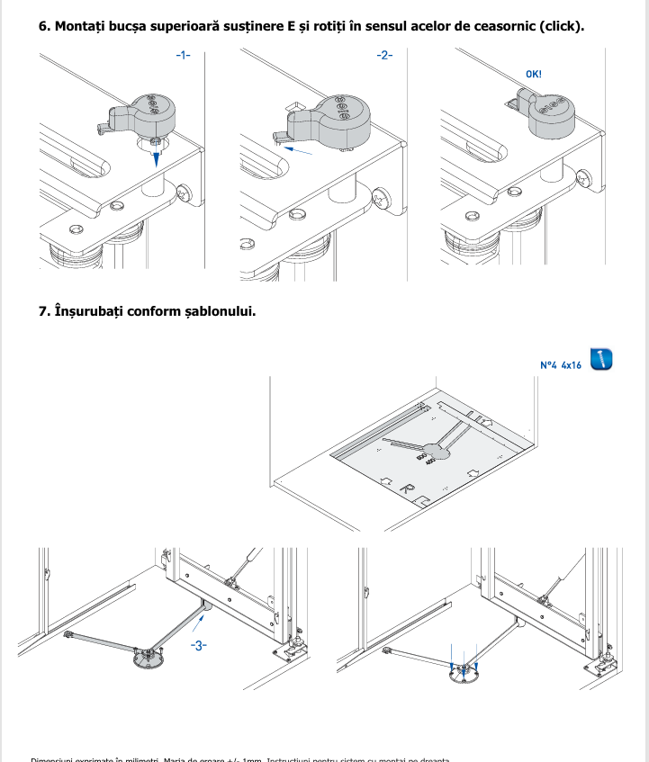 Sistem cu 4 cosuri pentru corp pe colt [6]