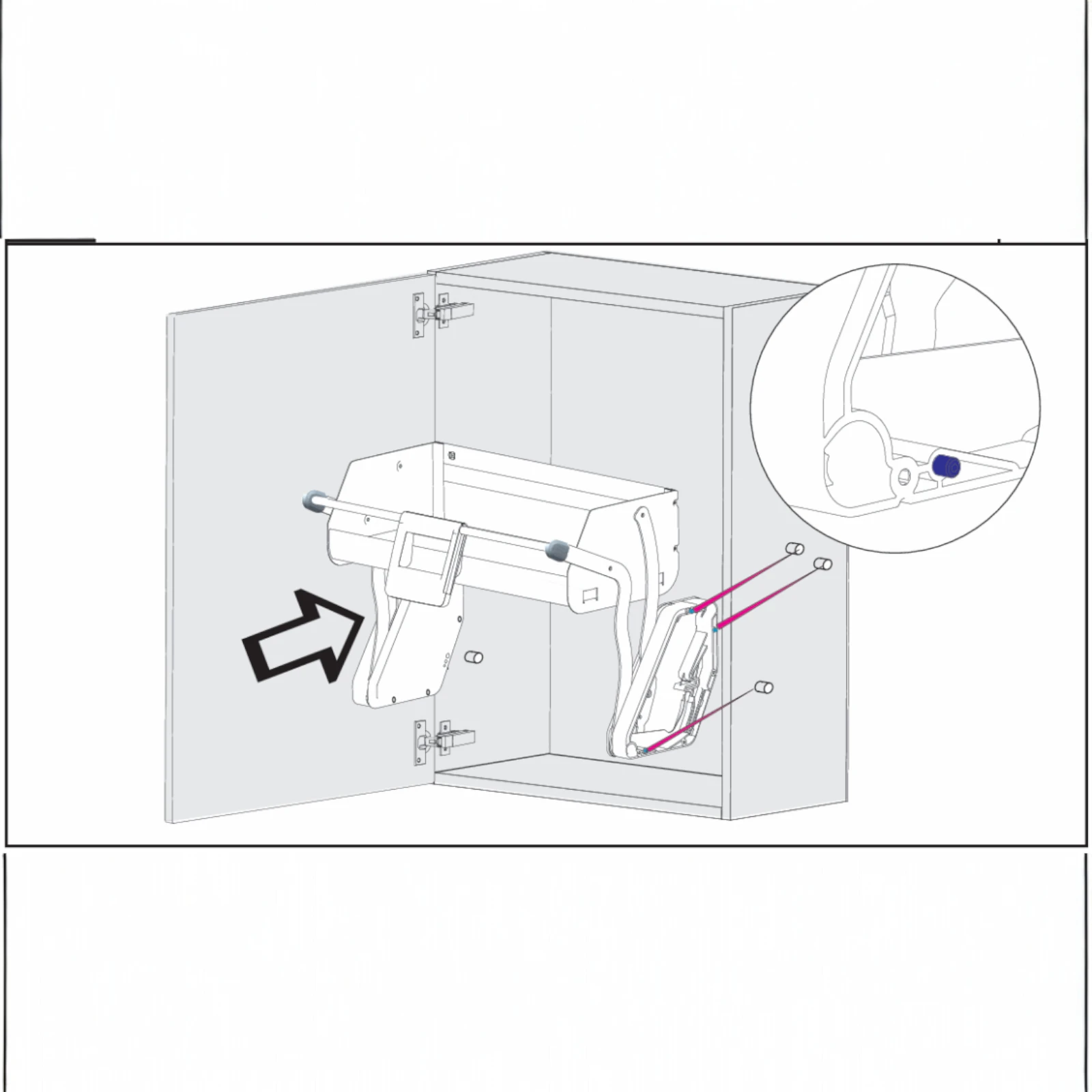 Sistem extractibil iMove  pentru corpuri superioare [13]
