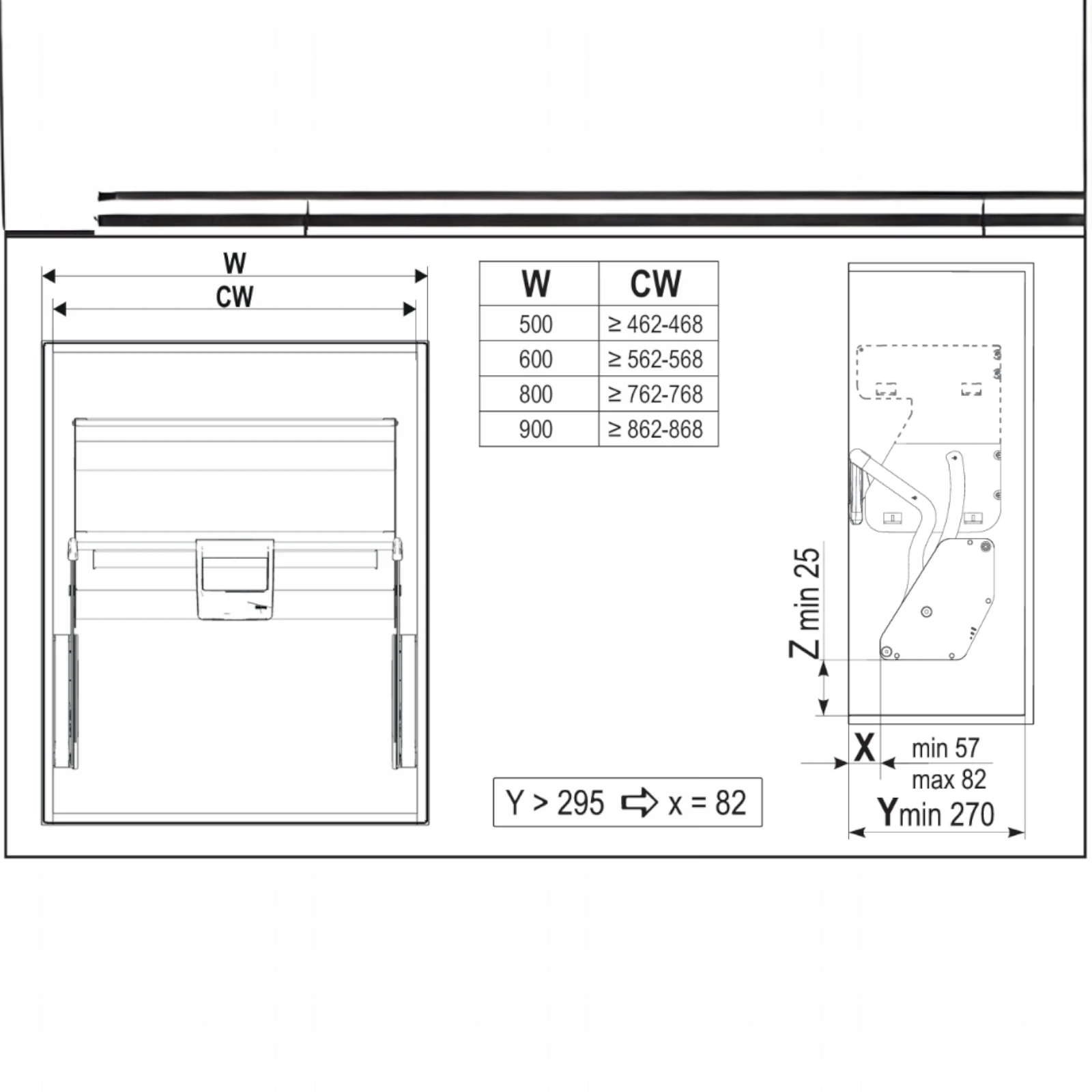 Sistem extractibil iMove  pentru corpuri superioare [6]