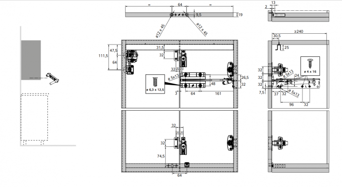  Sistem Push-to-Move Wingline L de la HETTICH [13]