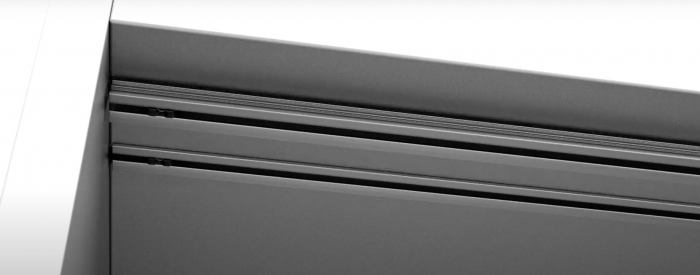  SlideLine M-Profil aluminiu 1 cale rulare, uși încadrate [3]