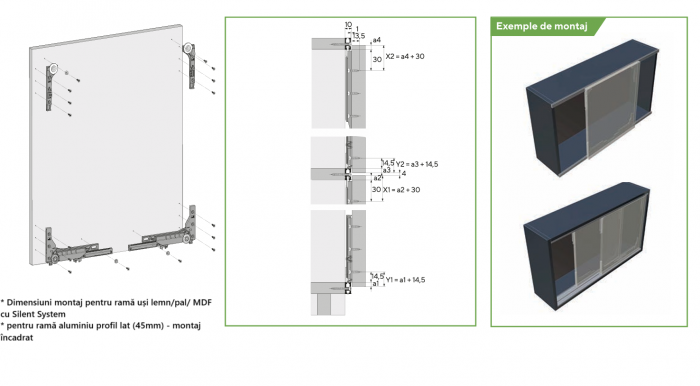 SlideLine M- Set componente (de rulare și ghidare) cu Silent System [10]