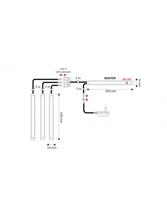 Spot LED Pupil MASTER  cu rol de comutator, marca Design Light [4]