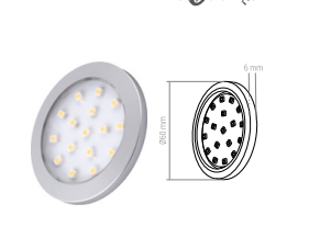 Set 3 Spoturi LED Orbit cu 16 leduri&1.5W/spot marca Design Light [3]