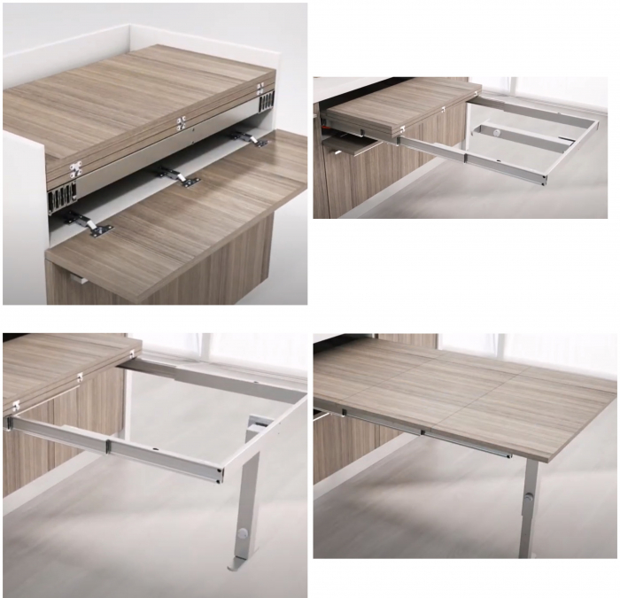 T-ABLE XL - Sistem pentru masă extractibilă, cu picior [5]