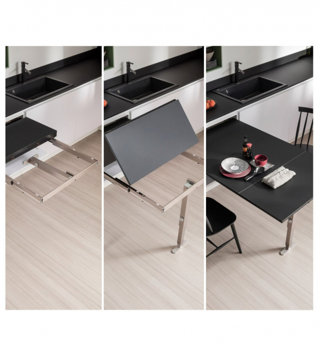 T-ABLE XL - Sistem pentru masă extractibilă, cu picior [2]