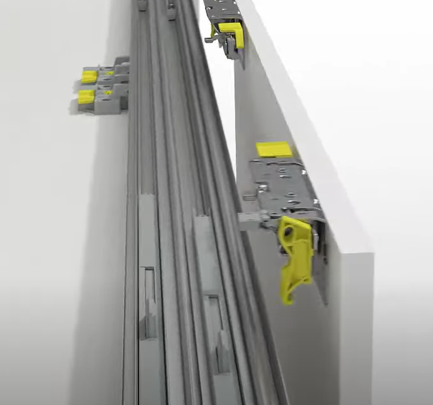 TopLine XL - Set componente rulare și ghidare uși 22-30 mm [12]