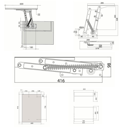 Mecanism extensie masă laptop [4]