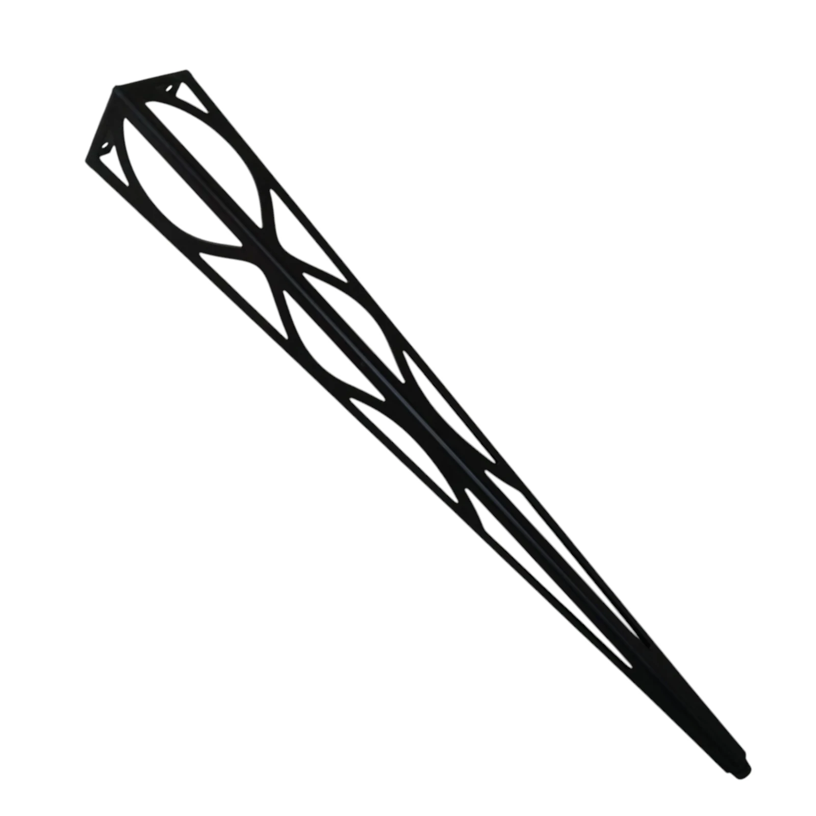 Picioare mobilier - Picior metalic conic Laser-Cut h 720 mm – Negru Mat