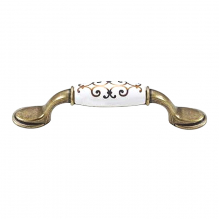 Mâner mobilier Antichizat Porțelan VG 96 mm [10]