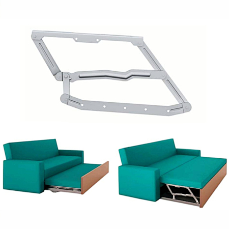 Accesorii și mecanisme pentru canapele și mobilier tapițat - Mecanism VG Corner pentru canapea – extensie semicirculara