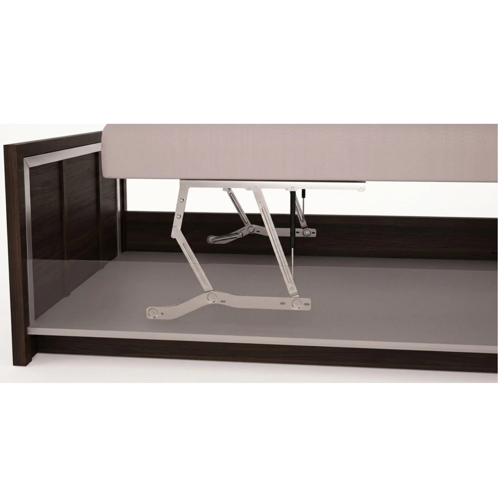 Mecanism piston gaz VG ridicare pat rabatabil 35° + poziție verticală – acces ladă depozitare [2]