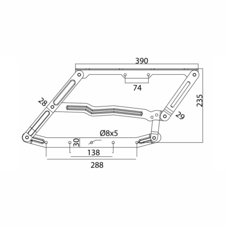 Mecanism VG Corner pentru canapea – extensie semicirculara [5]