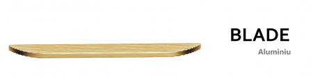 Manere & Butoni Mobilier - Mâner Blade Auriu Mat