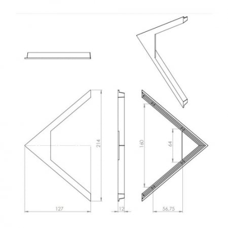 Maner Roza (set) Auriu mat [1]