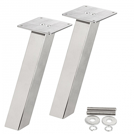Picioare mobilier - Set 2 Picioare/Console metalice  ∠62°