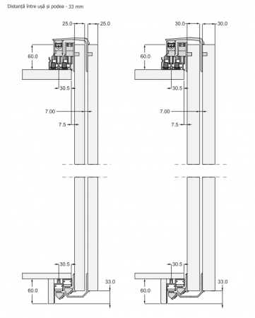 Aliante - Kit 2 uși 25 mm, H=33 mm, 85 Kg [4]