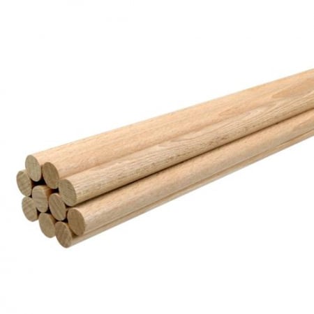 Dibluri și Baghete Lemn - Baghetă lemn fag - netedă, 100 cm