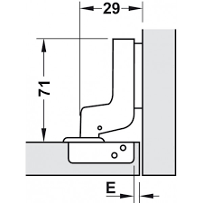 Balama CLIP încadrată cu Piston și Reglaj 3D, marca HDD [3]