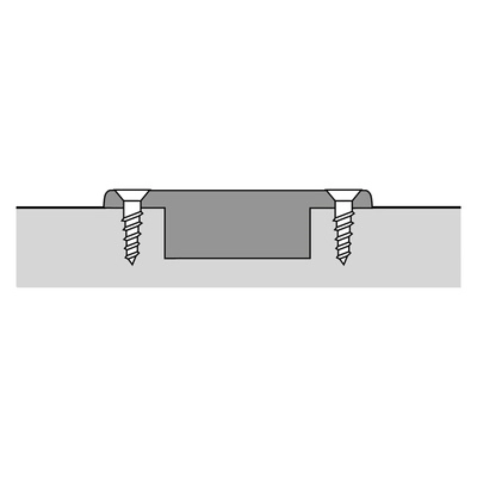 Balama semi-aplicata pentru usi groase (26 - 43 mm) Intermat 9935 -T22/40 uși profilate [5]