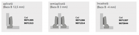 Balama Sensys standard, cu amortizare, 110° [5]